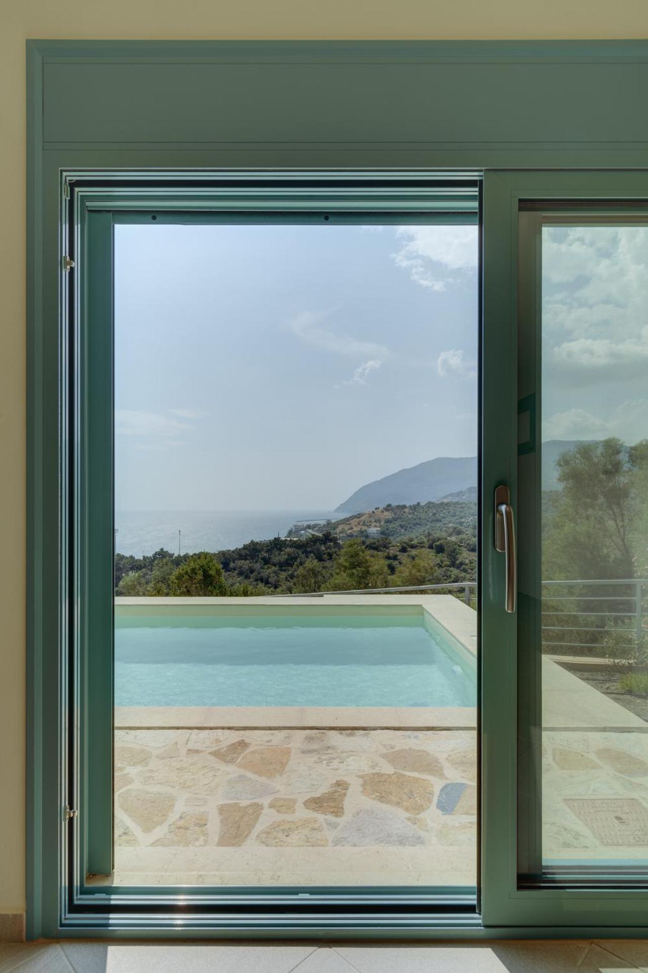 Ouzo Panoramic Houses 1, With Private Pool Plomari 外观 照片