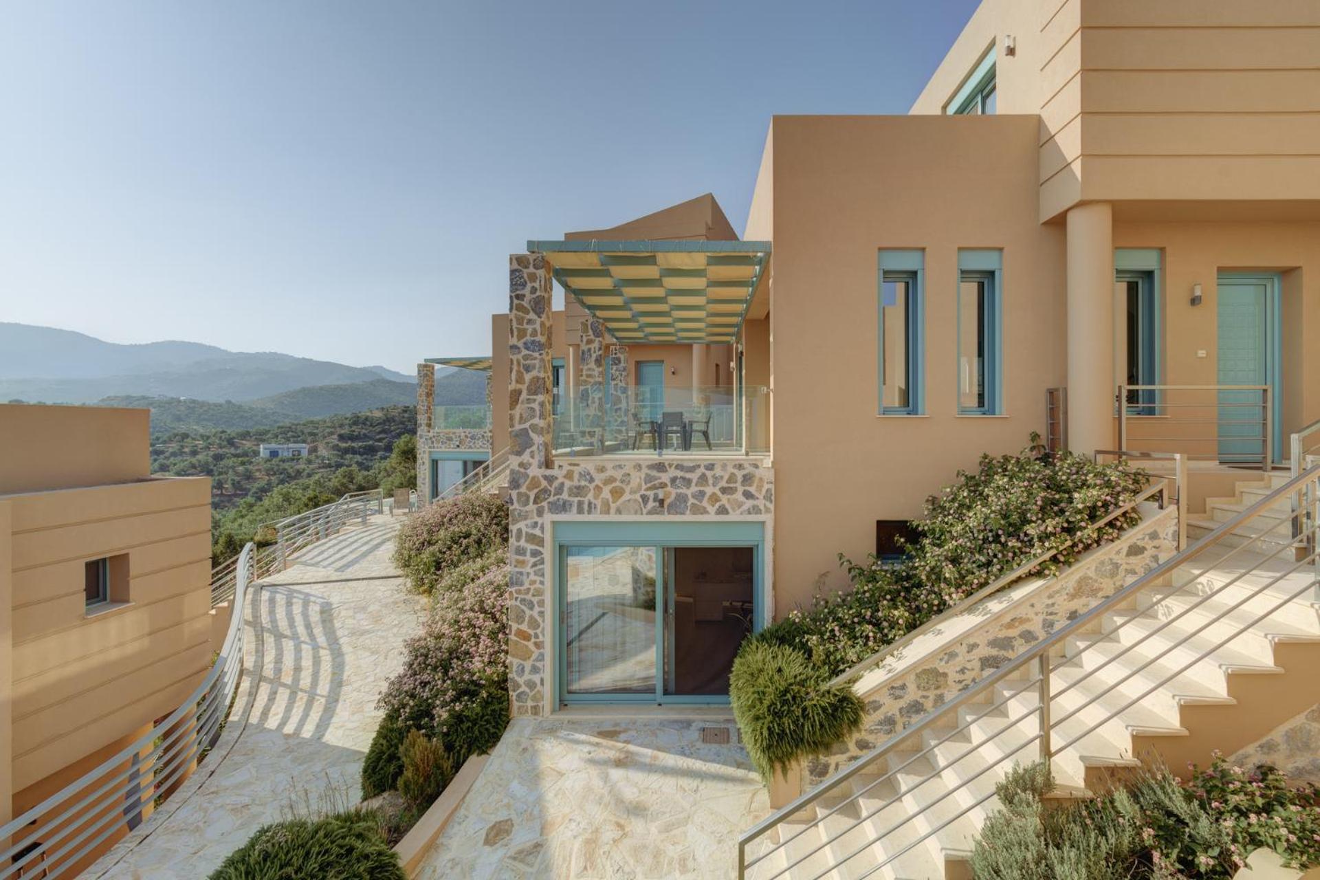 Ouzo Panoramic Houses 1, With Private Pool Plomari 外观 照片