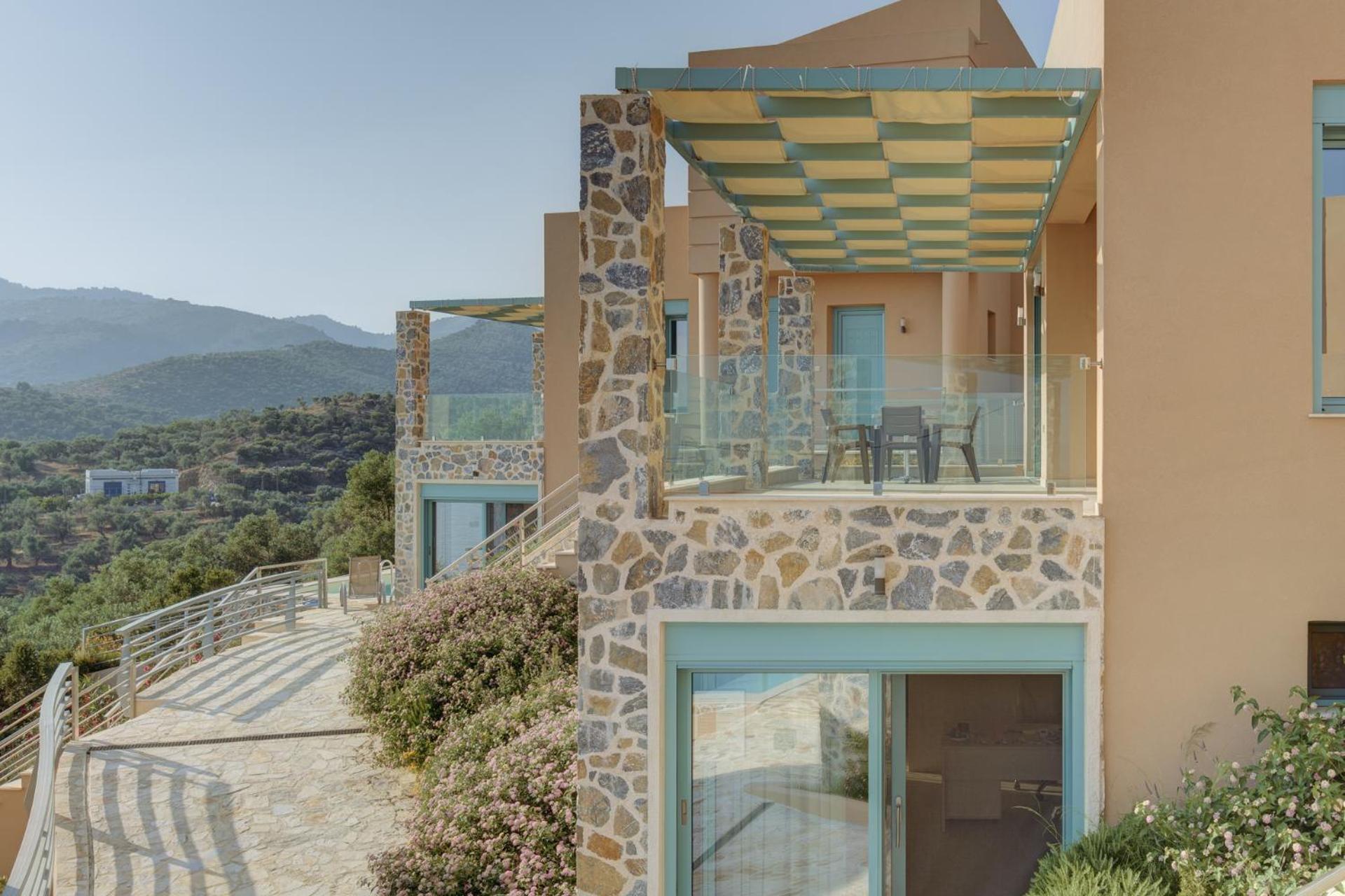 Ouzo Panoramic Houses 1, With Private Pool Plomari 外观 照片