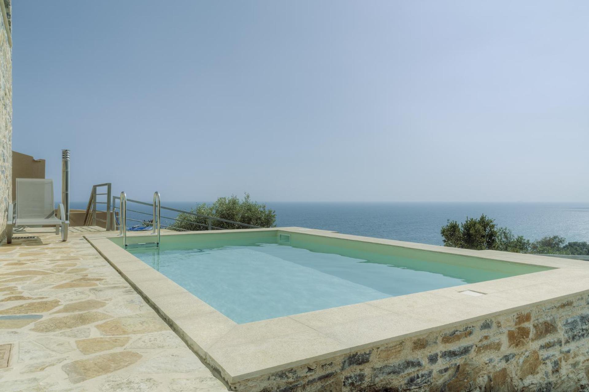 Ouzo Panoramic Houses 1, With Private Pool Plomari 客房 照片