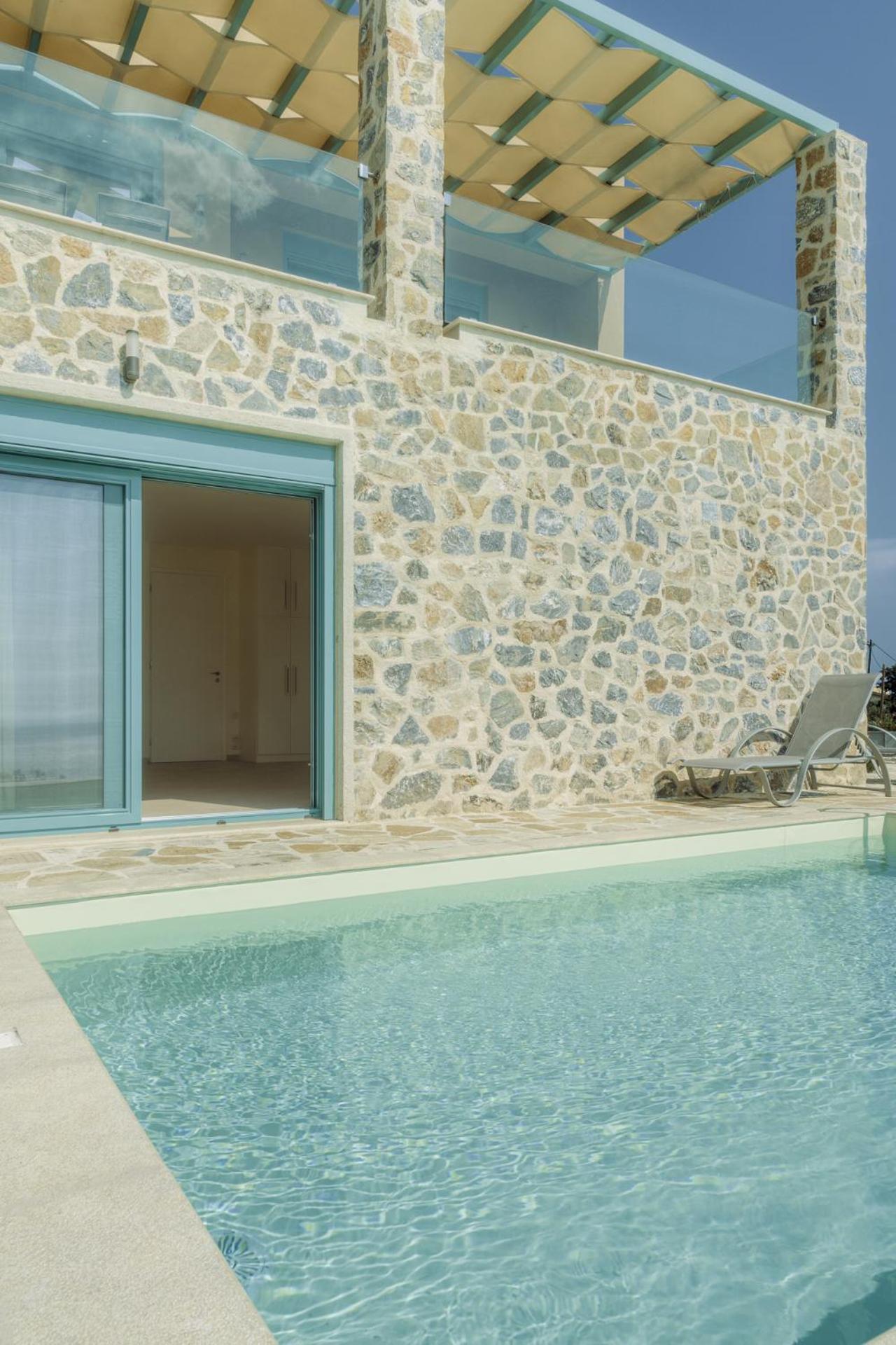 Ouzo Panoramic Houses 1, With Private Pool Plomari 客房 照片
